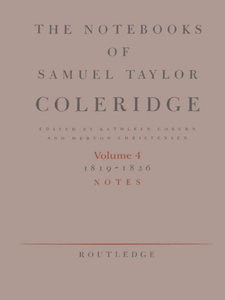 Produktbild: The Notebooks of Samuel Taylor Coleridge