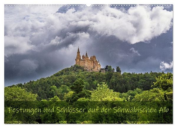 Produktbild: Festungen und Schl&ouml;sser auf der Schw&auml;bischen Alb (Wandkalender 2026 DIN A2 quer), CALVENDO Monatskalender