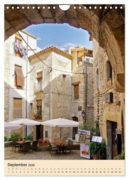 Produktbild: Besal&uacute; - Mittelalter im Hinterland der Costa Brava (Wandkalender 2026 DIN A4 hoch), CALVENDO Monatskalender