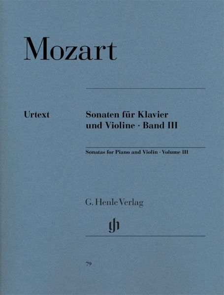 Wolfgang Amadeus Mozart - Violinsonaten, Band III