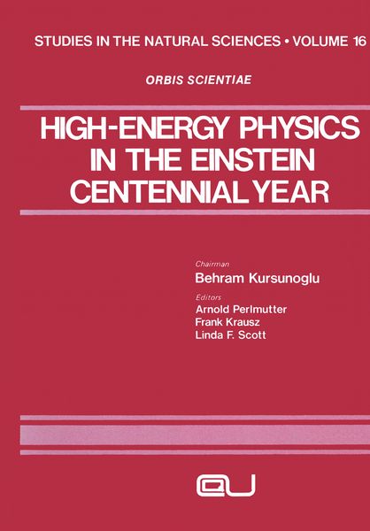 Produktbild: High-Energy Physics in the Einstein Centennial Year