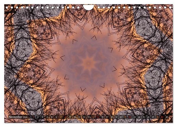 Produktbild: Natur im Kaleidoskop (Wandkalender 2026 DIN A4 quer), CALVENDO Monatskalender