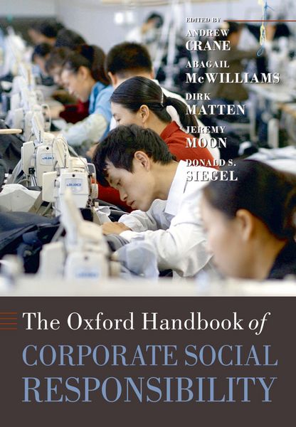 Produktbild: The Oxford Handbook of Corporate Social Responsibility