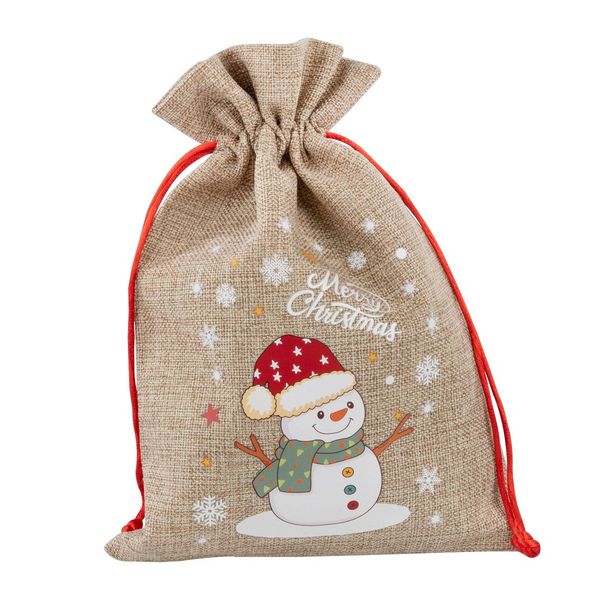 Produktbild: Idena Weihnachtsgeschenksack Schneemann 22x32cm