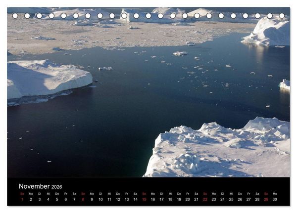 Produktbild: Gr&ouml;nland - Der wilde, wei&szlig;e Westen (Tischkalender 2026 DIN A5 quer), CALVENDO Monatskalender