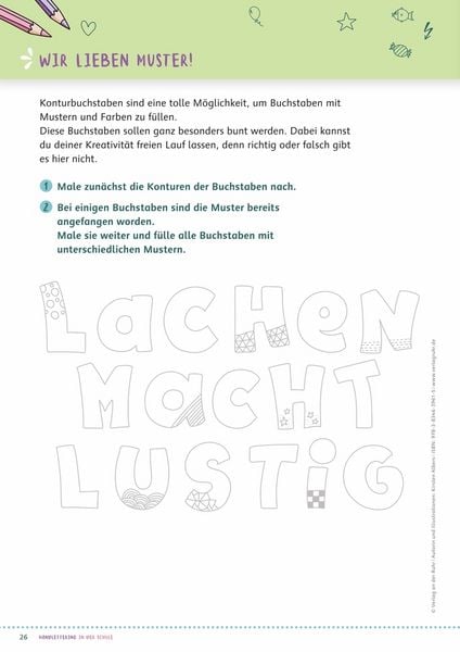 Produktbild: Handlettering in der Schule