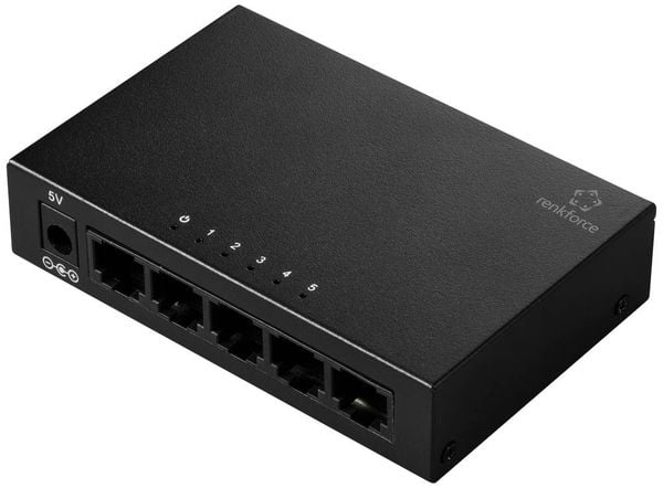 Renkforce RF-6385004 RF-6385004 Netzwerk Switch RJ45 5 Port 1 GBit/s