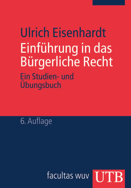Produktbild: Einf&uuml;hrung in das B&uuml;rgerliche Recht