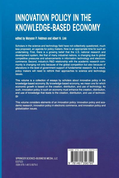 Produktbild: Innovation Policy in the Knowledge-Based Economy