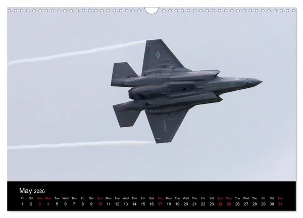 Produktbild: Lockheed Martin F35 Stealth Fighter (Wall Calendar 2026 DIN A3 landscape), CALVENDO 12 Month Wall Calendar