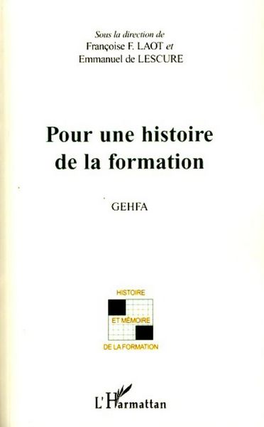 Produktbild: Pour une histoire de la formation