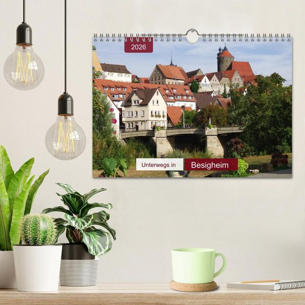 Produktbild: Unterwegs in Besigheim (Wandkalender 2026 DIN A4 quer), CALVENDO Monatskalender
