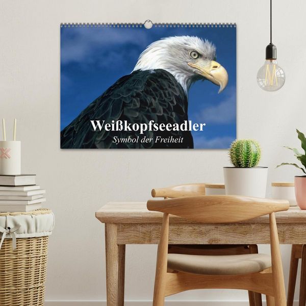 Produktbild: Wei&szlig;kopfseeadler. Symbol der Freiheit (Wandkalender 2026 DIN A3 quer), CALVENDO Monatskalender