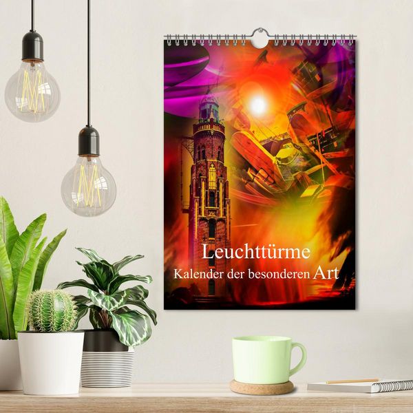 Produktbild: Leuchtt&uuml;rme Kalender der besonderen Art (Wandkalender 2026 DIN A4 hoch), CALVENDO Monatskalender