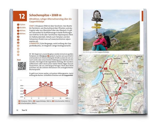 Produktbild: KOMPASS Wanderf&uuml;hrer Tannheimer Tal von Nesselw&auml;ngle bis Jungholz, 50 Touren mit Extra-Tourenkarte