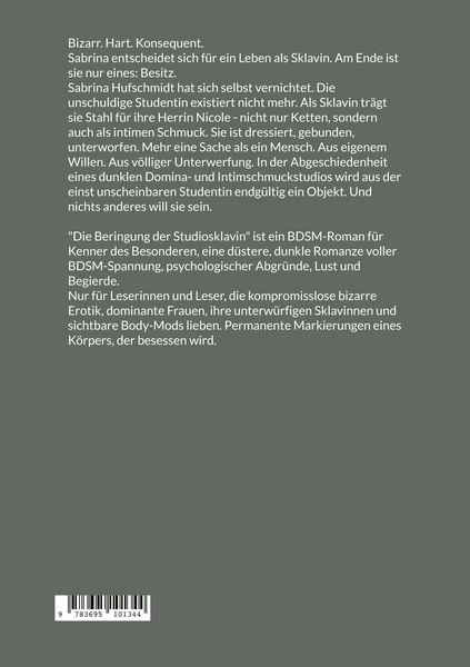 Produktbild: Die Beringung der Studiosklavin