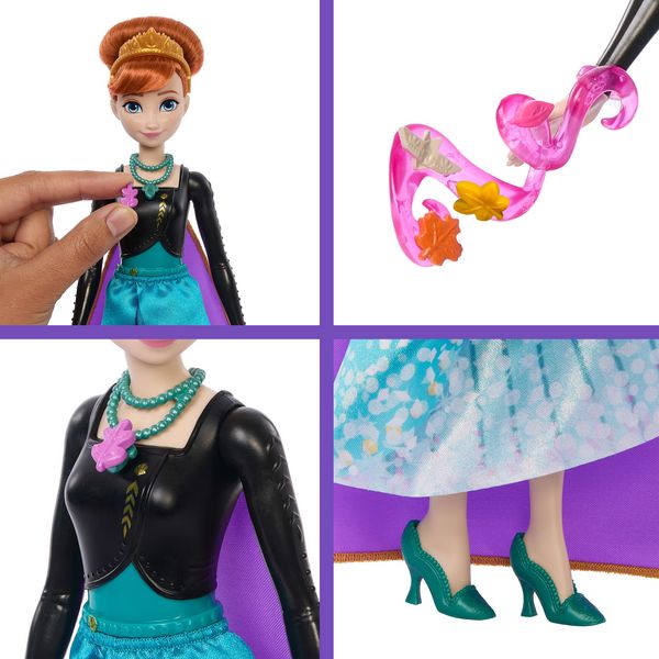 Produktbild: Disney Die Eisk&ouml;nigin Juwel Reveal Anna Puppe
