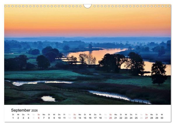 Produktbild: Morgenstimmungen 2026 (Wandkalender 2026 DIN A3 quer), CALVENDO Monatskalender
