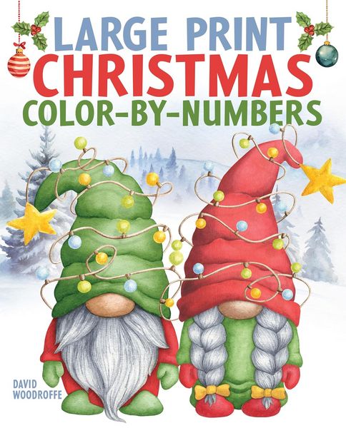 Produktbild: Large Print Christmas Color-By-Numbers
