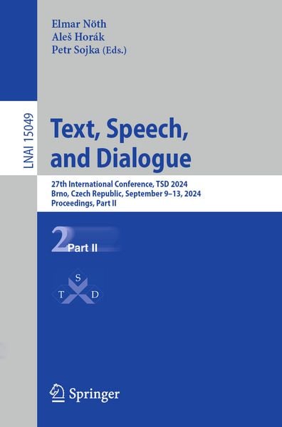 Produktbild: Text, Speech, and Dialogue