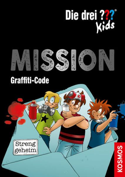 Die drei ??? Kids, Mission Graffiti-Code, Taschenbuch von Nina Schiefelbein, Franckh-Kosmos Verlags-GmbH & Co. KG