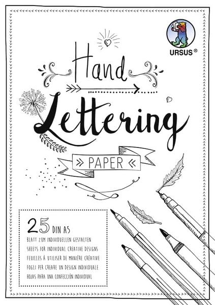 URSUS Handlettering Paper, DIN A5, weiß