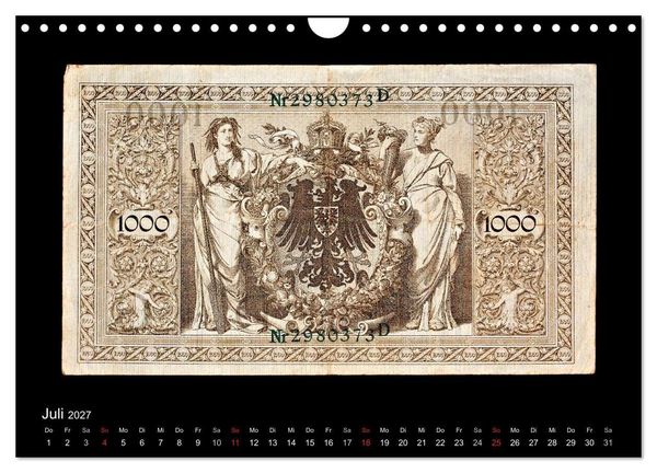 Produktbild: Vergangene Werte (Wandkalender 2027 DIN A4 quer), CALVENDO Monatskalender