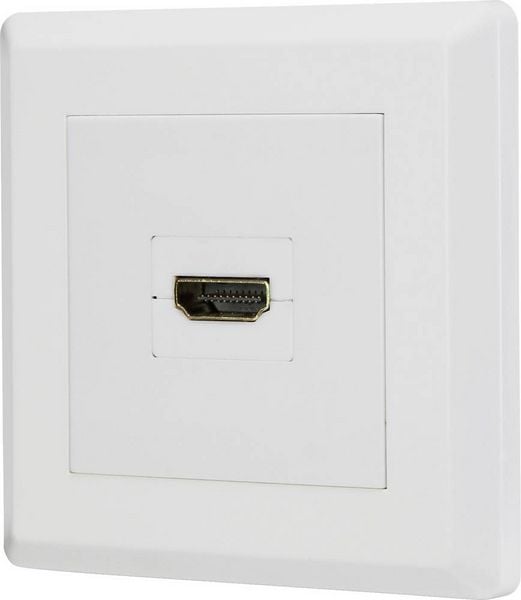 Produktbild: Renkforce RF-4724906 HDMI Adapter [1x HDMI-Buchse - 1x HDMI-Buchse] Wei&szlig; vergoldete Steckkontakte