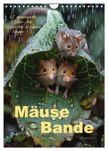 Produktbild: M&auml;usebande (Wandkalender 2026 DIN A4 hoch), CALVENDO Monatskalender