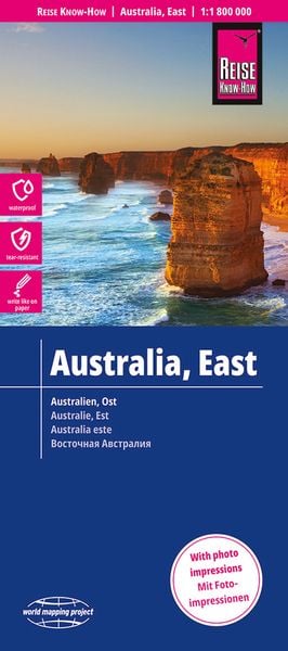 Produktbild: Reise Know-How Landkarte Australien, Ost / Australia, East (1:1.800.000)