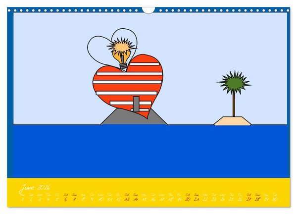 Produktbild: Lighthouse lights my way (Wall Calendar 2026 DIN A3 landscape), CALVENDO 12 Month Wall Calendar