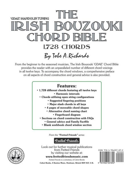 Produktbild: The Irish Bouzouki Chord Bible
