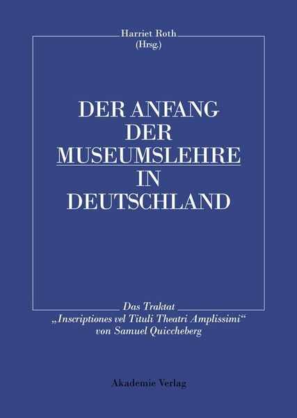 Produktbild: Der Anfang der Museumslehre in Deutschland
