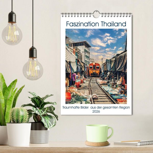 Produktbild: Faszination Thailand (Wandkalender 2026 DIN A4 hoch), CALVENDO Monatskalender
