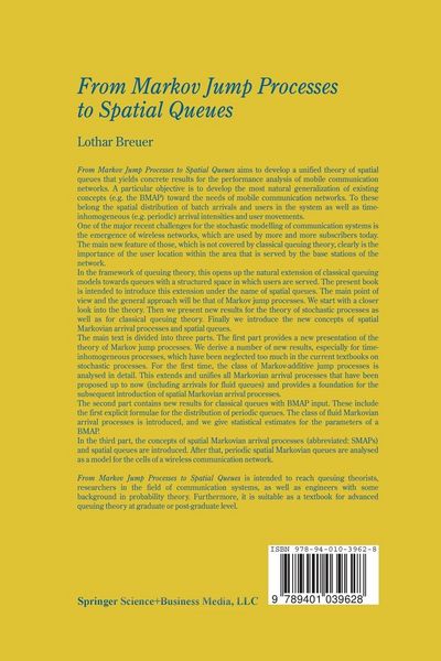Produktbild: From Markov Jump Processes to Spatial Queues