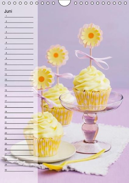 Produktbild: Geb&auml;ck-Couture K&uuml;chenplaner (Wandkalender immerw&auml;hrend DIN A4 hoch)