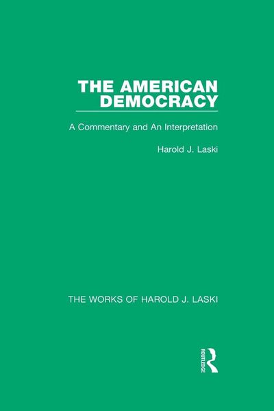 Produktbild: The American Democracy (Works of Harold J. Laski)