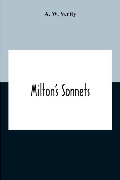 Produktbild: Milton'S Sonnets