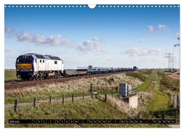 Produktbild: Norddeutsche Eisenbahnen (Wandkalender 2026 DIN A3 quer), CALVENDO Monatskalender