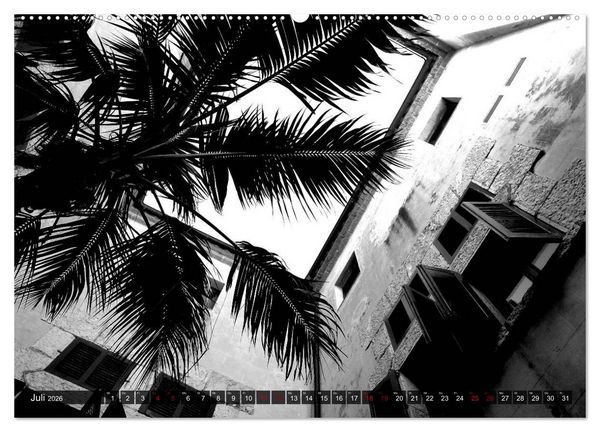 Produktbild: Mallorca monochrom (Wandkalender 2026 DIN A2 quer), CALVENDO Monatskalender