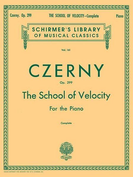 Produktbild: School of Velocity, Op. 299 (Complete)