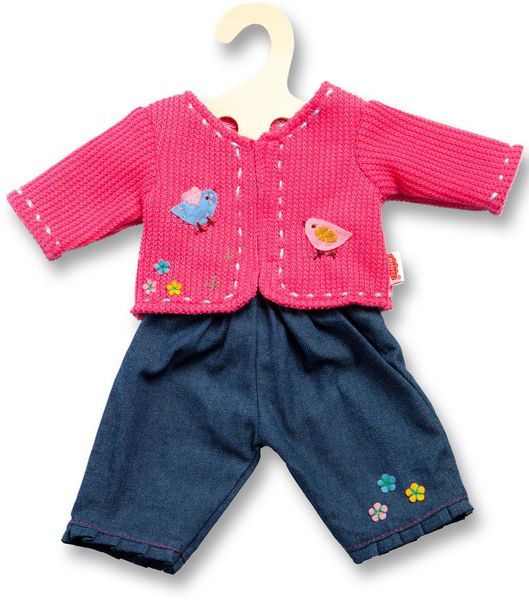 Produktbild: Puppen-Jacke mit Jeans, klein, Gr. 28-35 cm