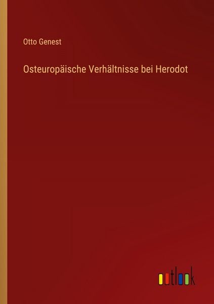 Produktbild: Osteurop&auml;ische Verh&auml;ltnisse bei Herodot