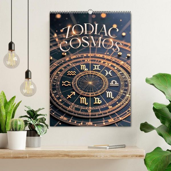 Produktbild: Zodiac Cosmos (Wandkalender 2027 DIN A2 hoch), CALVENDO Monatskalender