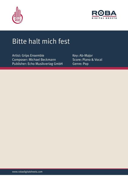 Produktbild: Bitte halt mich fest