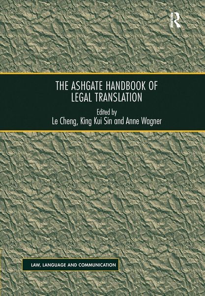 Produktbild: The Ashgate Handbook of Legal Translation