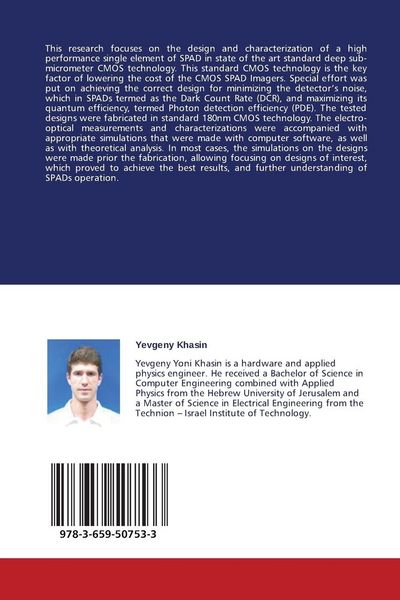 Produktbild: Characterization of Single Photon Avalanche Diode in CMOS Technology