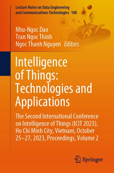 Produktbild: Intelligence of Things: Technologies and Applications