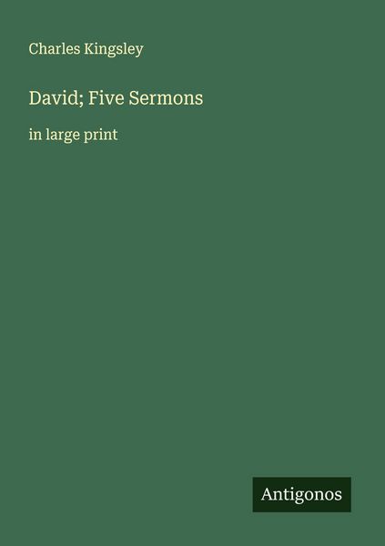 Produktbild: David; Five Sermons