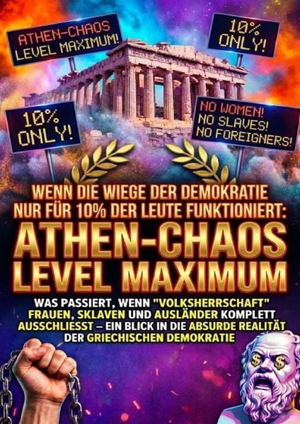 Produktbild: Wenn Die Wiege Der Demokratie Nur F&uuml;r 10% Der Leute Funktionierte: Athen-Chaos Level Maximum